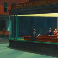 Схема вышивки «Nighthawks»