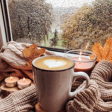 Схема вышивки «Кофе»