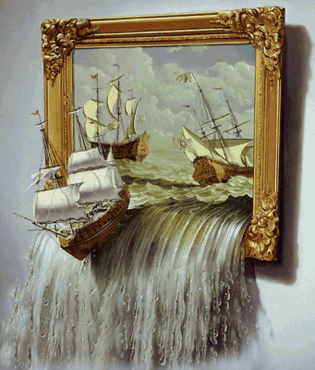 По чистой воде - море, корабли, парусники, корабль, парусник - предпросмотр