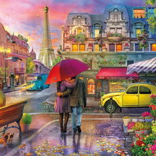 Париж - люди., город, париж - оригинал