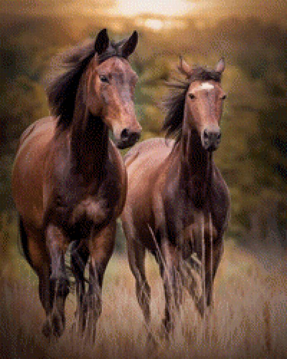 Лошади - предпросмотр