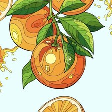 Схема вышивки «Апельсинки»