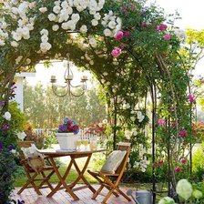 Схема вышивки «Беседка»