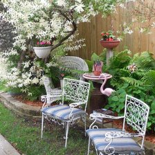 Схема вышивки «Беседка»