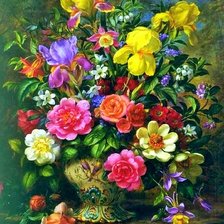 Схема вышивки «Букет»