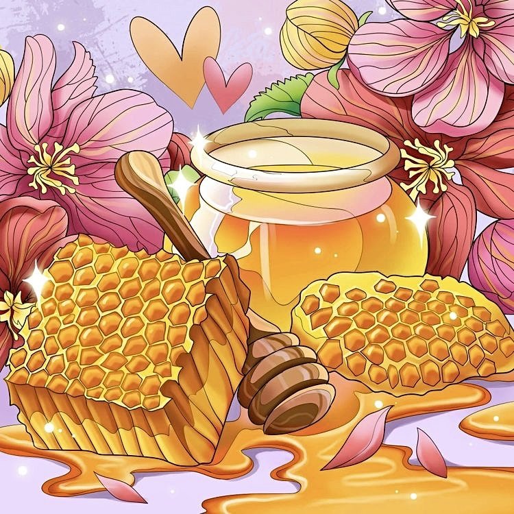 Медовый аромат - натюрморт, цветы - оригинал