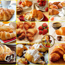 Схема вышивки «Круассаны»