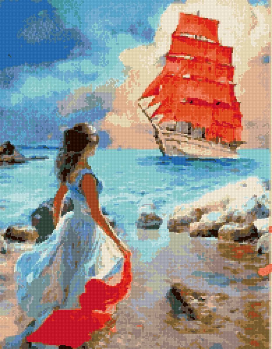 Ассоль 2 - алые паруса ассоль в ожидании - предпросмотр