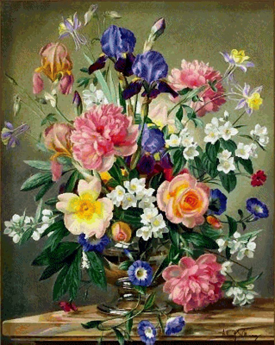 Худ. Альберт Вильямс - букет, альберт вильямс - предпросмотр