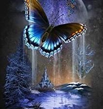 Схема вышивки «бабочка»