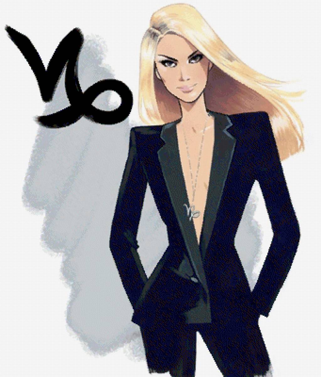 Козерог - девушка леди знак зодиака - предпросмотр