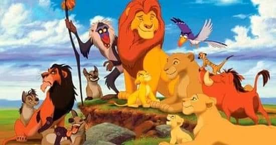 el rey leon personajes - disney - оригинал