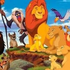 Схема вышивки «el rey leon personajes»