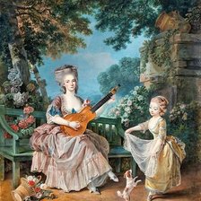 Схема вышивки «Танцы в саду»