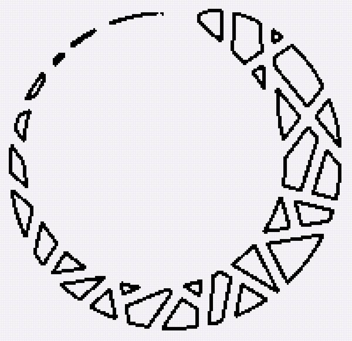 Круг - монохром - предпросмотр