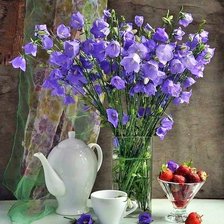 Схема вышивки «Букет колокольчиков»