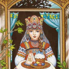 Схема вышивки «Христос воскрес»