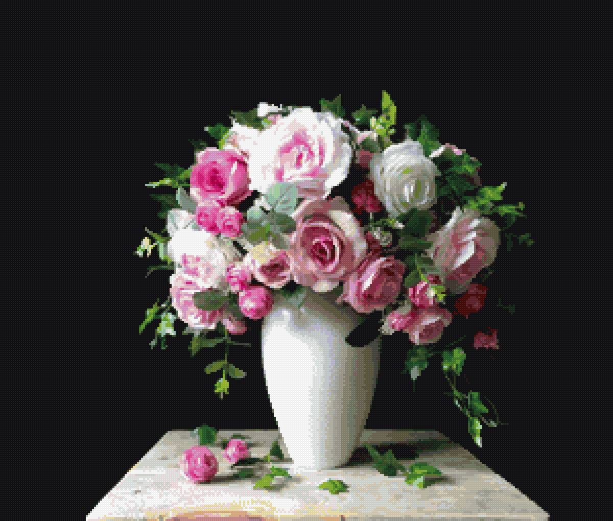 Цветы в вазе - ваза, цветы - предпросмотр