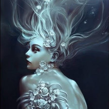 Схема вышивки «Русалка»