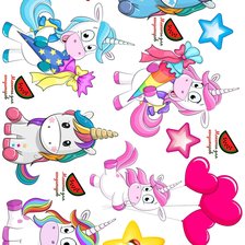 Схема вышивки «Единорожки»