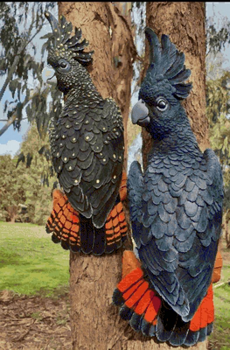 GACAMAYAS NEGRAS - naturaleza - предпросмотр