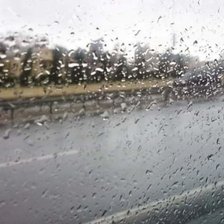 Схема вышивки «Дождь в городе»