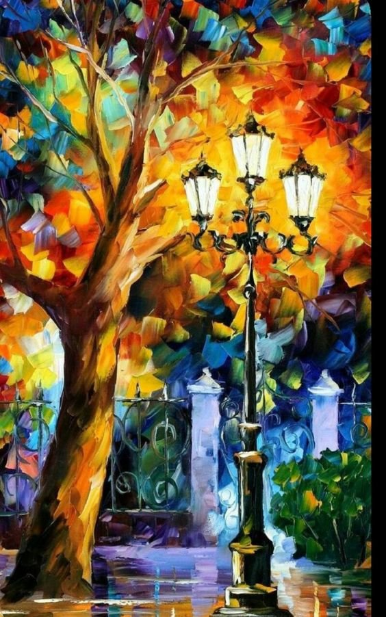 Ночные фонари - ночь, фонарь - оригинал