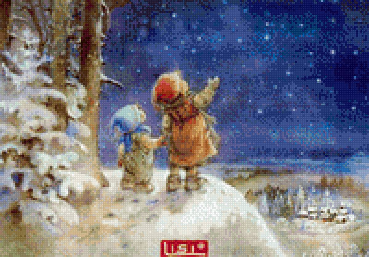 Мечты на будущее - снег, дети, зима - предпросмотр