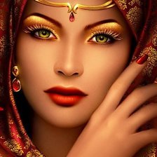 Схема вышивки «hindu»