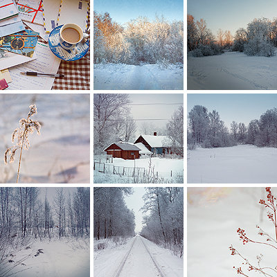 Зима - снег, зима, лес - оригинал