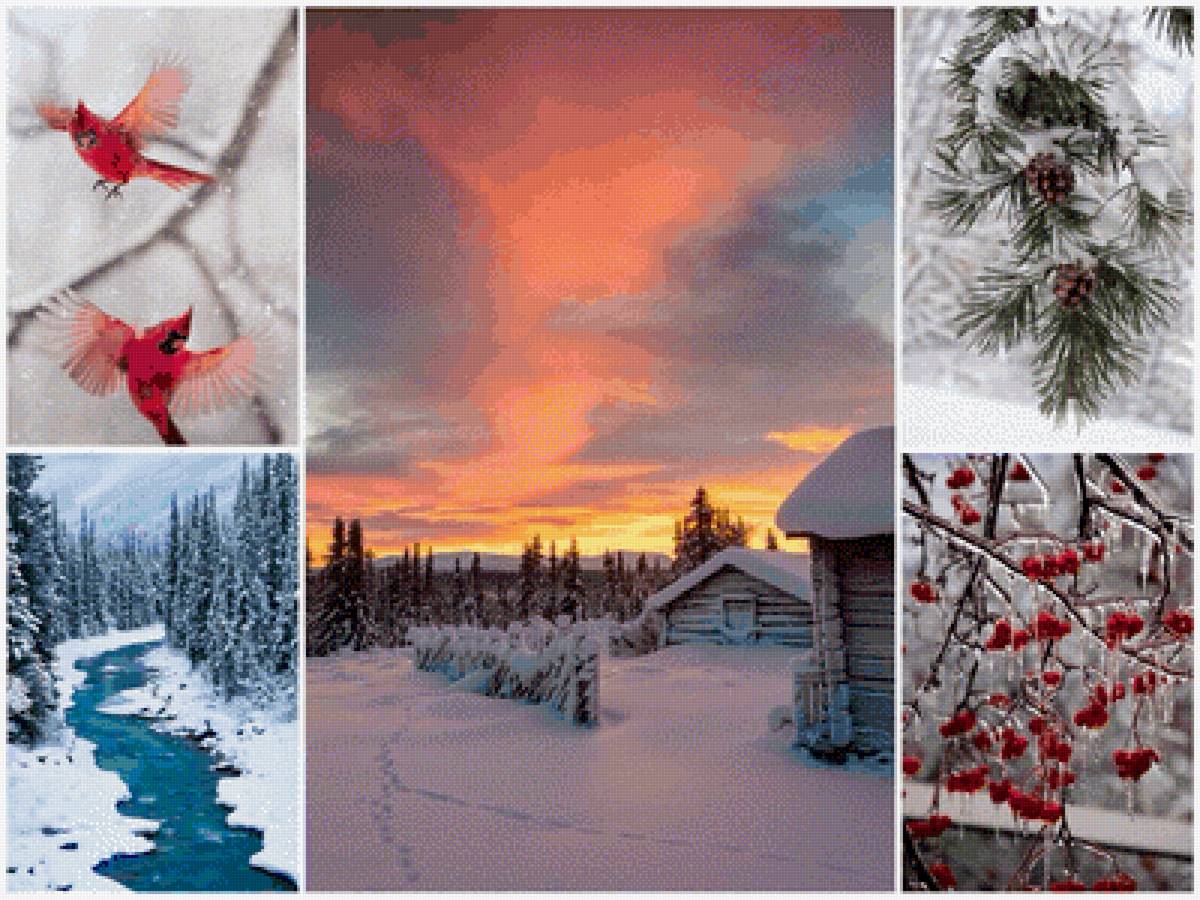 Зима - природа, снег, зима - предпросмотр