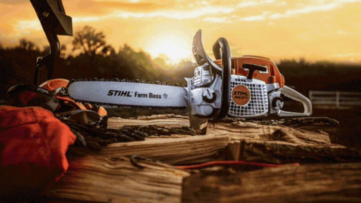Бензопила Штиль - stihl, штиль, бензопила - предпросмотр