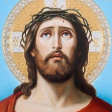 Оригинал схемы вышивки «Иисус Христос» (№2494763)