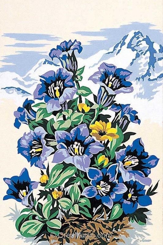 цветы - рисунок - оригинал