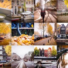 Схема вышивки «Осень в городе»