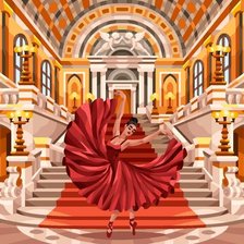 Схема вышивки «танец»