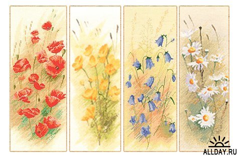 Цветы - наволочка, панно, ботаника, подушка, цветы - оригинал
