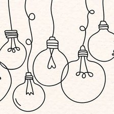 Схема вышивки «Лампочки»