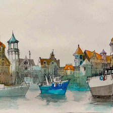 Схема вышивки «Бухта»