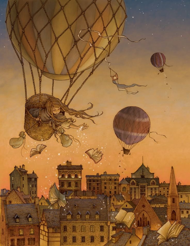 Вечерние шары - оригинал