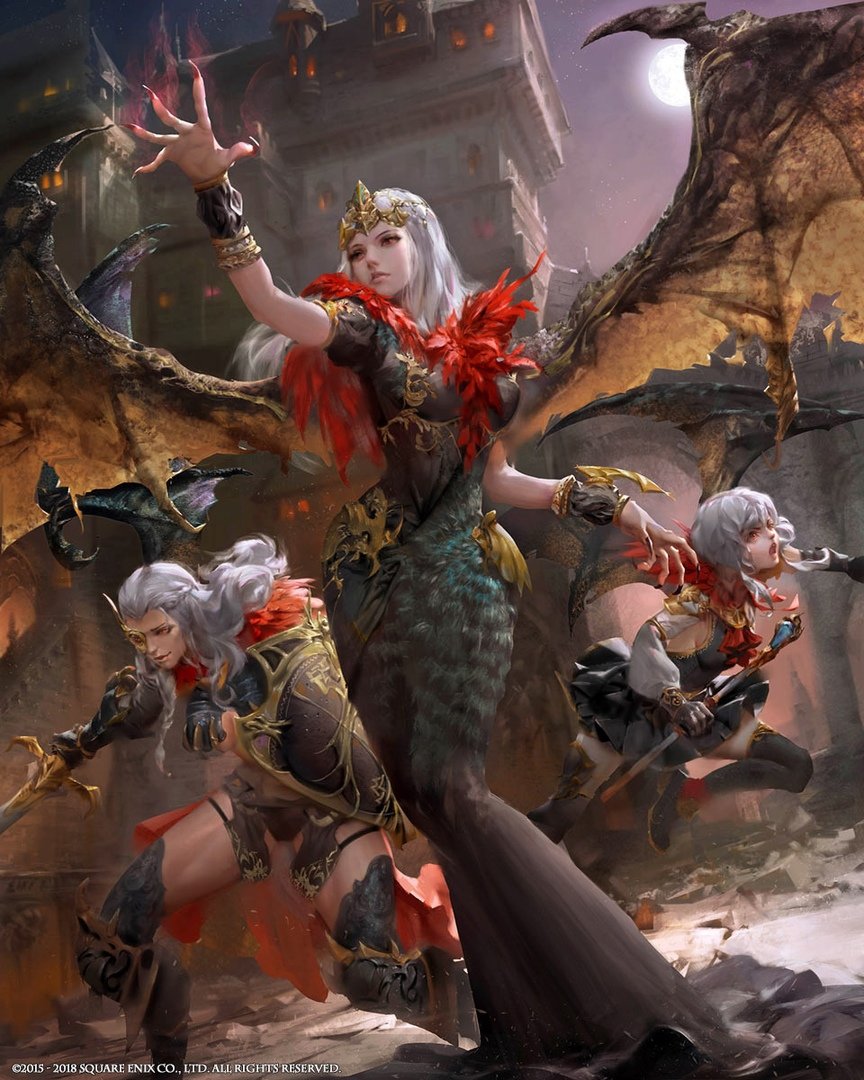 Королева - иллюстрация, фэнтези, сказка - оригинал