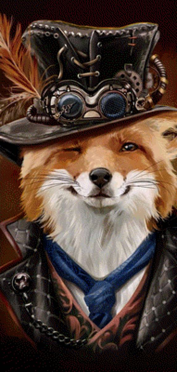 Лис - лиса, звери - предпросмотр