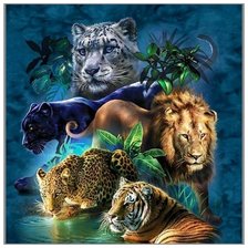Схема вышивки «животные»
