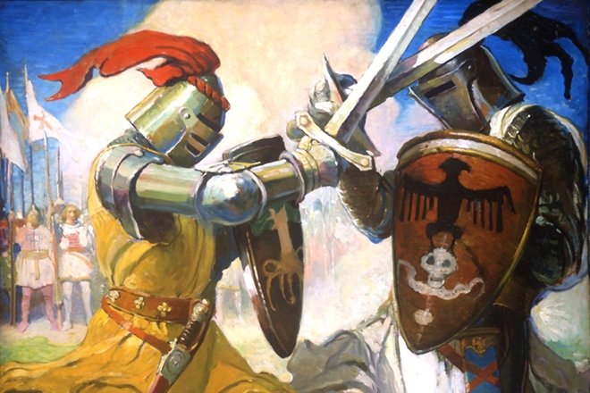 рыцарь поединок - sergey 52 - оригинал