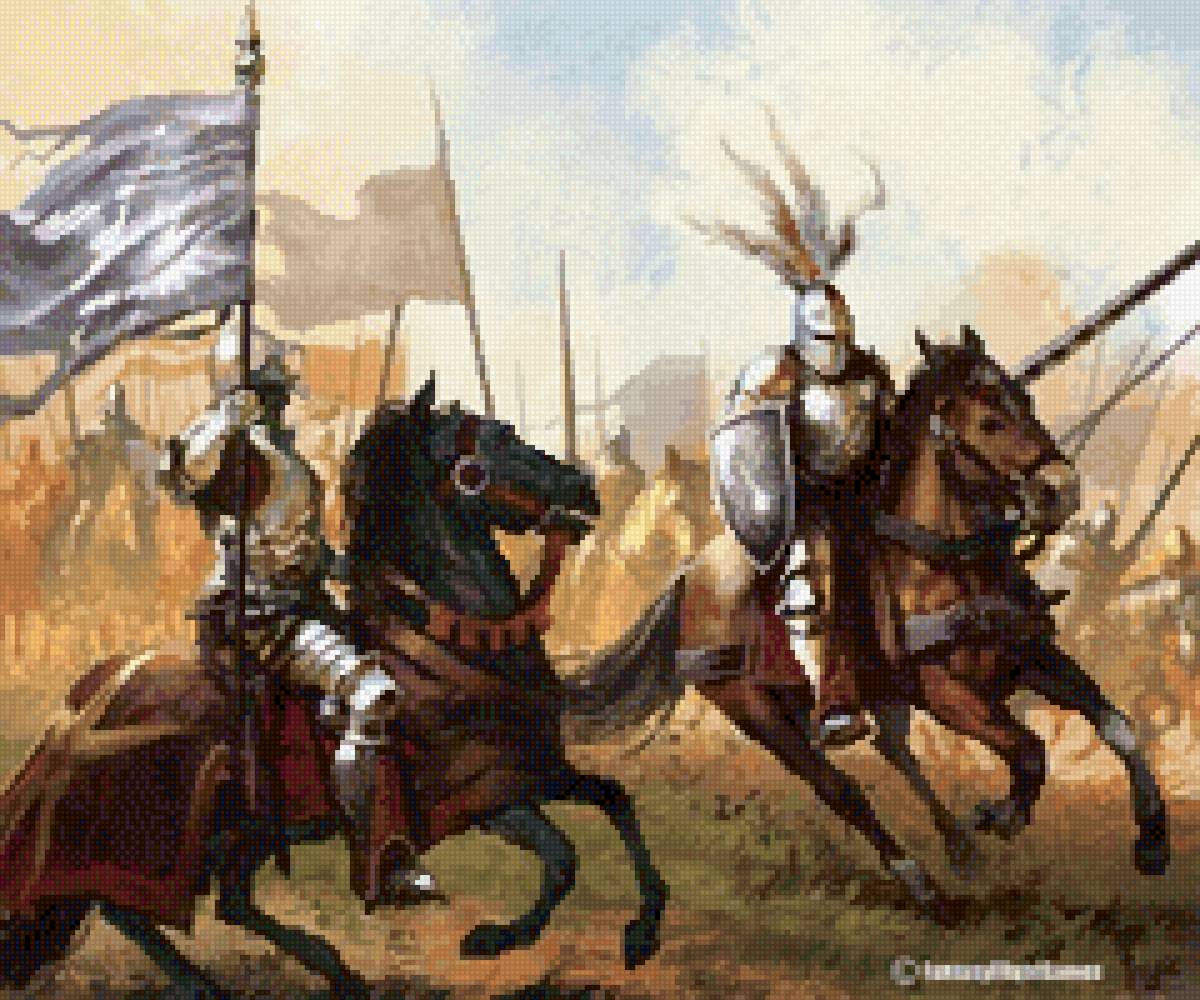 рыцарь атака - sergey 52 - предпросмотр