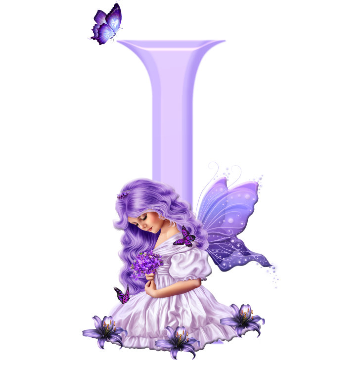 Fairy Letter I - alfabeto - оригинал