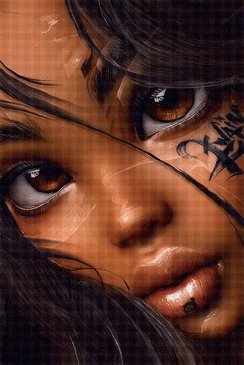 Взгляд - девушка, человек - предпросмотр