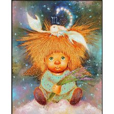 Схема вышивки «Ангел»