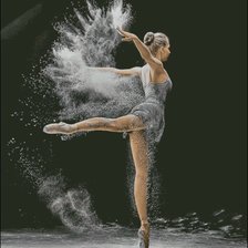 Схема вышивки «Балерина»