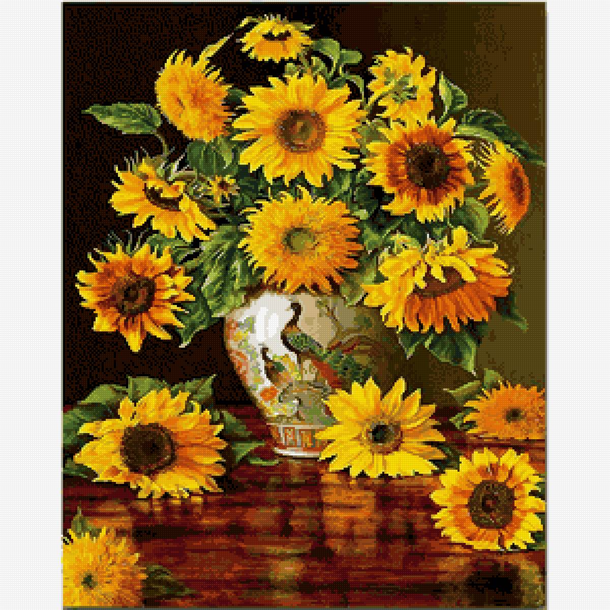 подсолнухи - предпросмотр